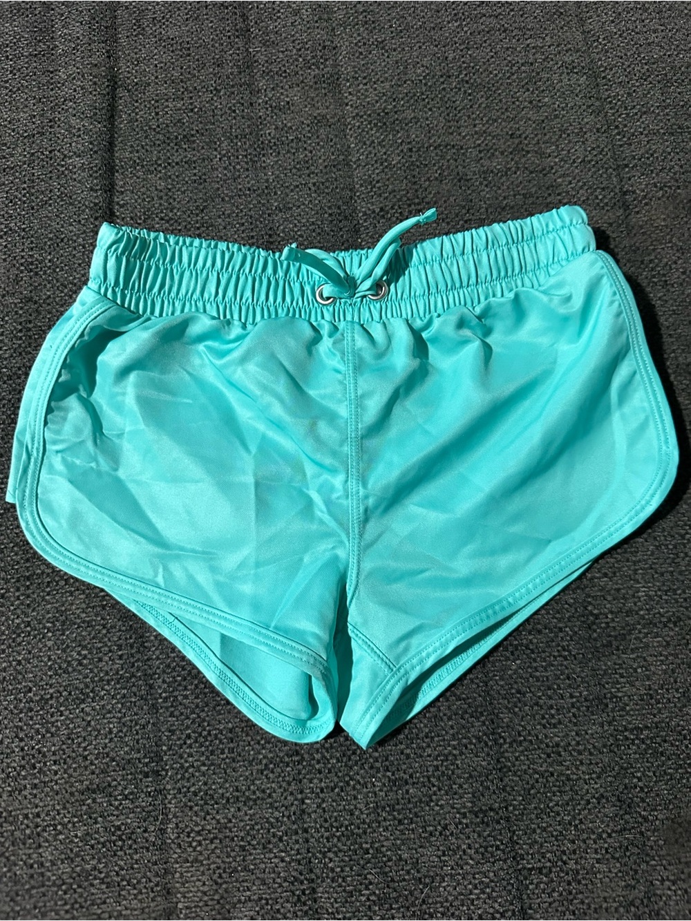 art class Turquoise Elastic Drawstring Athletic Shorts